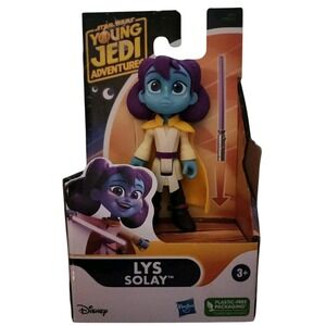 Star Wars Young Jedi Adventures Lys‎ Solay Action Figure with Lightsaber